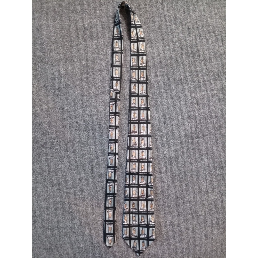 Vintage A Rogers Prisoner Novelty Necktie Lawyer Banker Accountant Tie
